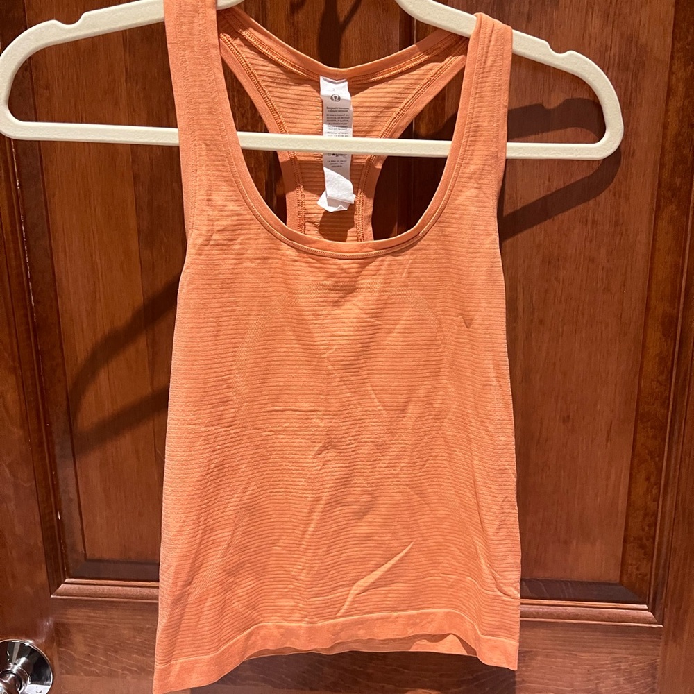 Lululemon Athletica Vibrant Orange Tank Top